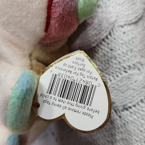 🕸Vintage Ty Beanie Baby Original "Iggy" The Iguana 1997 P.V.C Pellets - Picture 8 of 11